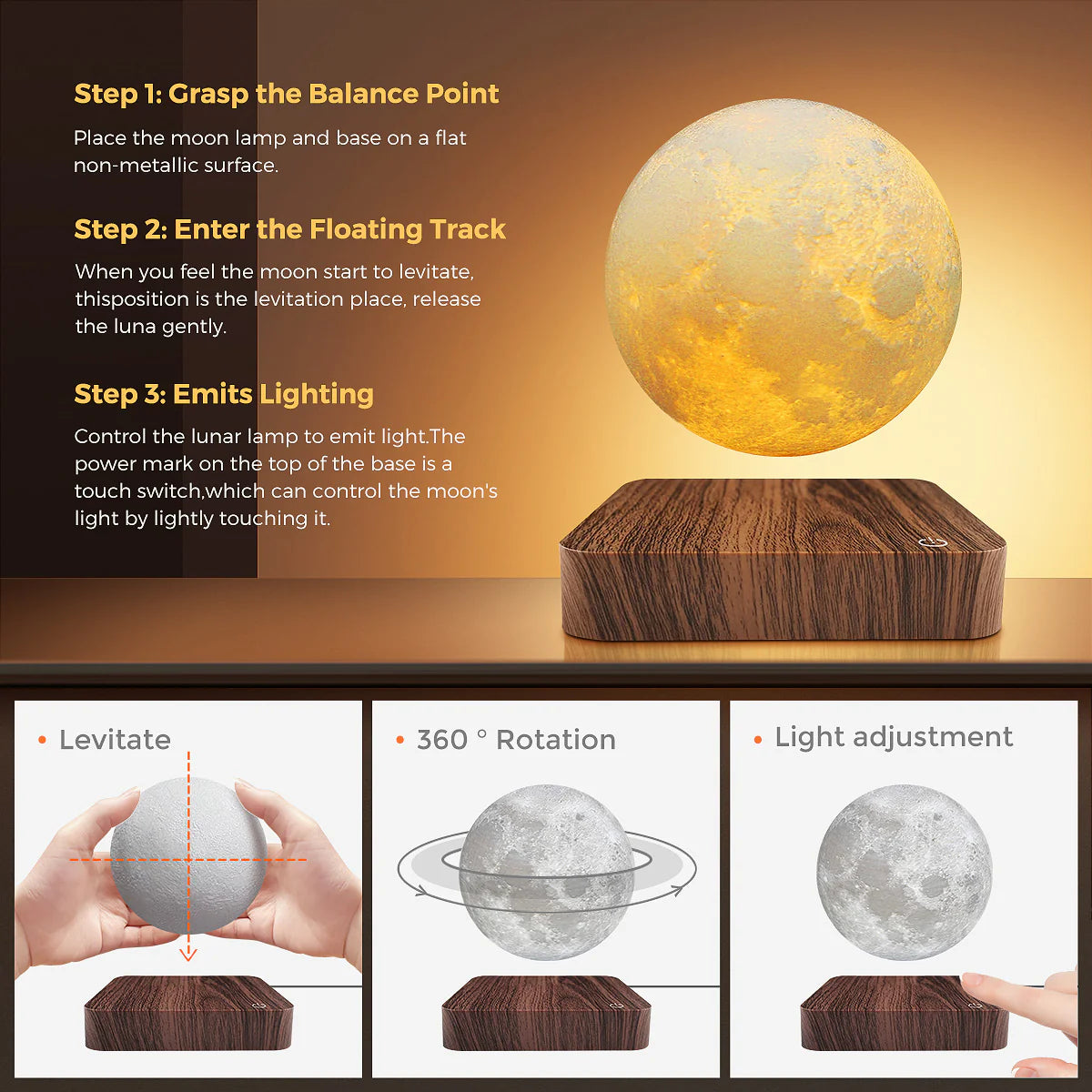 Dreamy Moon Lamp